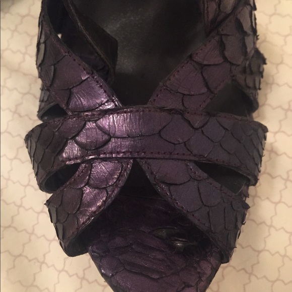 Stuart Weitzman Python strappy heels - Picture 6 of 8